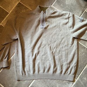 Cutter and buck quarter zip sweater